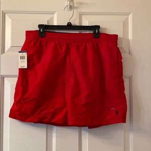 Red Men’s Polo swim shorts